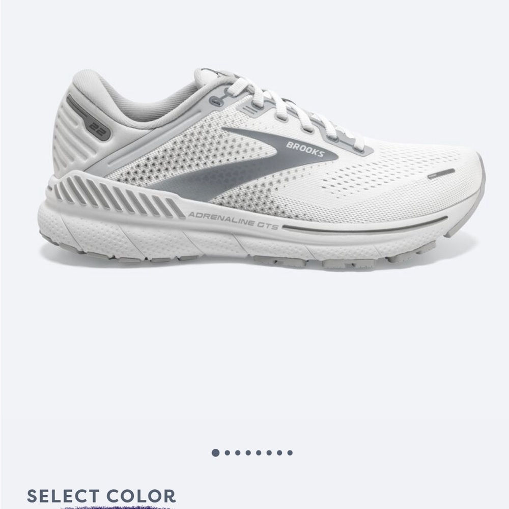 Brooks adrenaline GTS 22 brand new size 8.5 8 1/2 white